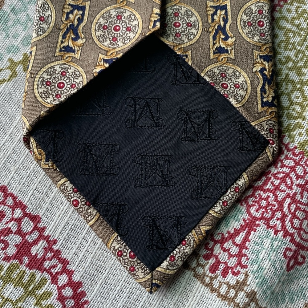Metropolitan Museum of Art Masterworks Collection Patterned Men's Silk Tie - Picture 4 of 7